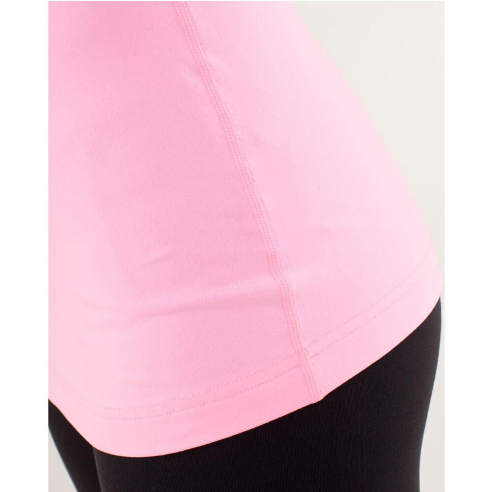 Lululemon Cool Racerback Pink Shell Sleeveless Tank Top Size 6 Small Yoga Gym - Picture 10 of 11